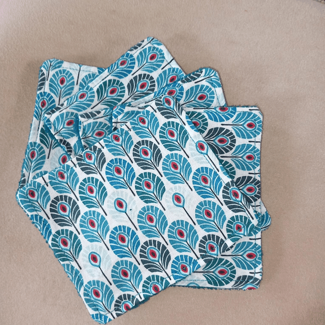 Lot de 6  Lingettes démaquillantes lavable lot de 6