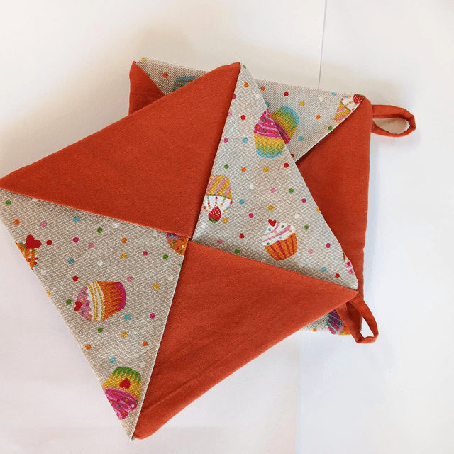Lot de deux maniques cupcake
