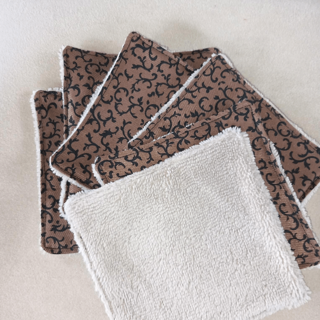 Lot de 6  Lingettes démaquillantes lavable lot de 6