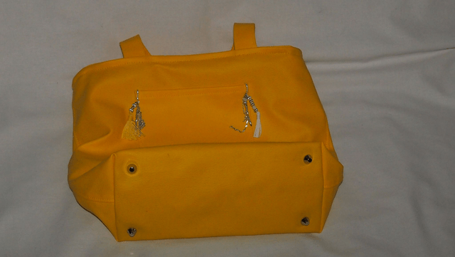 Sac cabas jaune