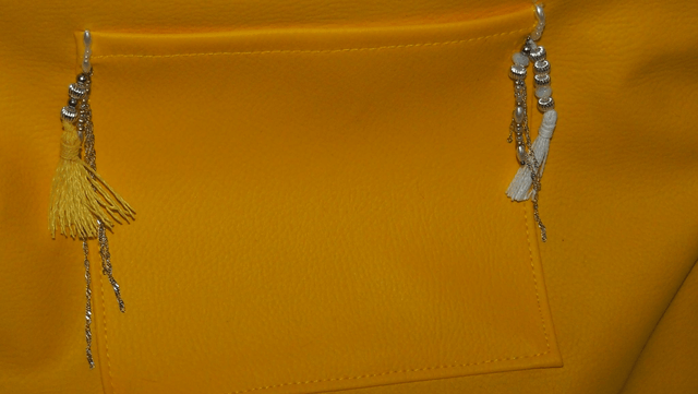 Sac cabas jaune