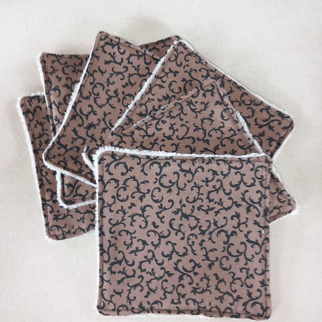 Lot de 6  Lingettes démaquillantes lavable lot de 6